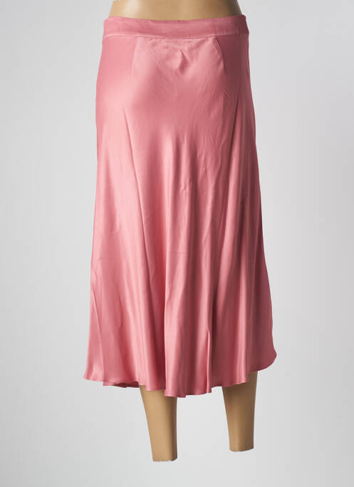 Fustă midi roz SECOND FEMALE femeie