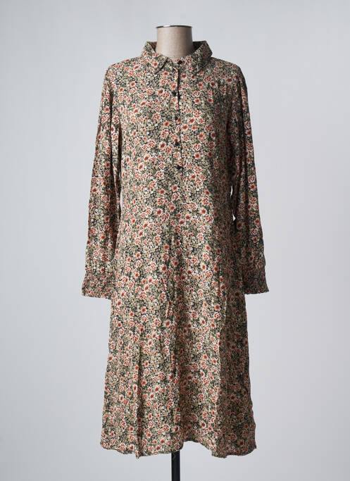 Rochie midi maro VILA femeie