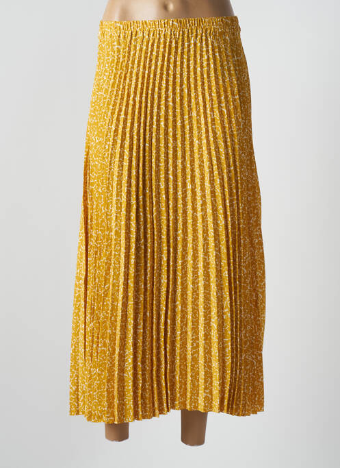 Fustă midi galben SELECTED femeie