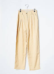 Pantalon drept bej MSCH COPENHAGEN femeie