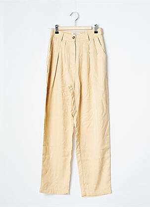 Pantalon drept bej MOSS COPENHAGEN femeie