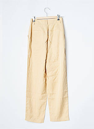 Pantalon drept bej MSCH COPENHAGEN femeie