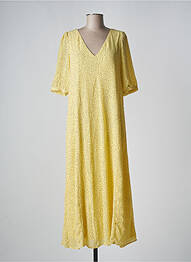 Rochie lungă galben MSCH COPENHAGEN femeie