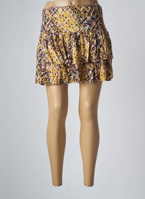 Fustă scurtă bej OBJECT femeie