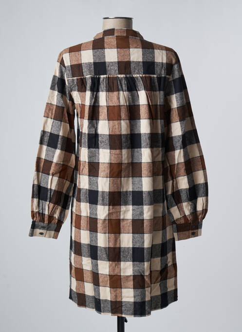 Rochie scurtă maro OBJECT femeie