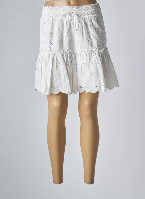 Fustă scurtă alb VILA femeie