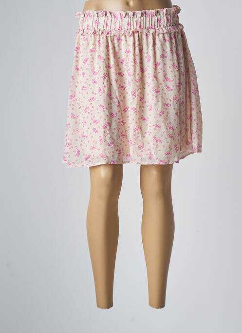 Fustă scurtă bej SELECTED femeie