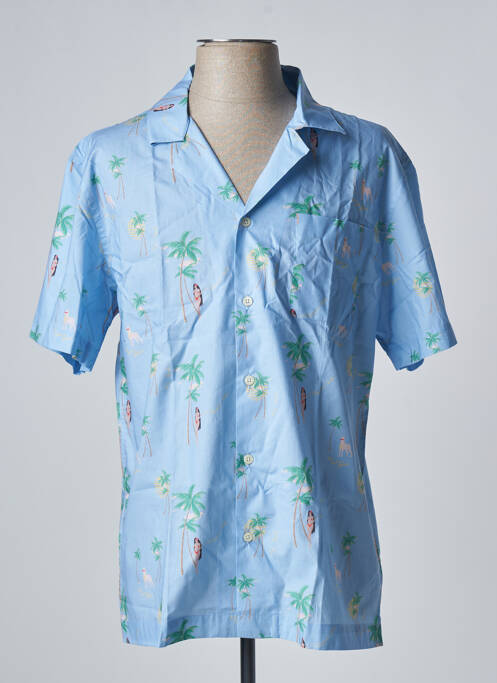 Cămașă cu mâneci scurte albastru MAISON LABICHE bărbat