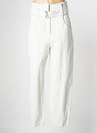 Pantalon larg alb IRO femeie