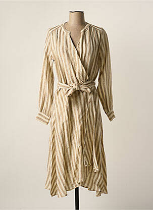 Rochie lungă bej DIEGA femeie