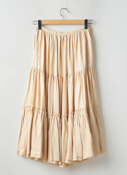 Fustă midi bej LAURENCE BRAS femeie