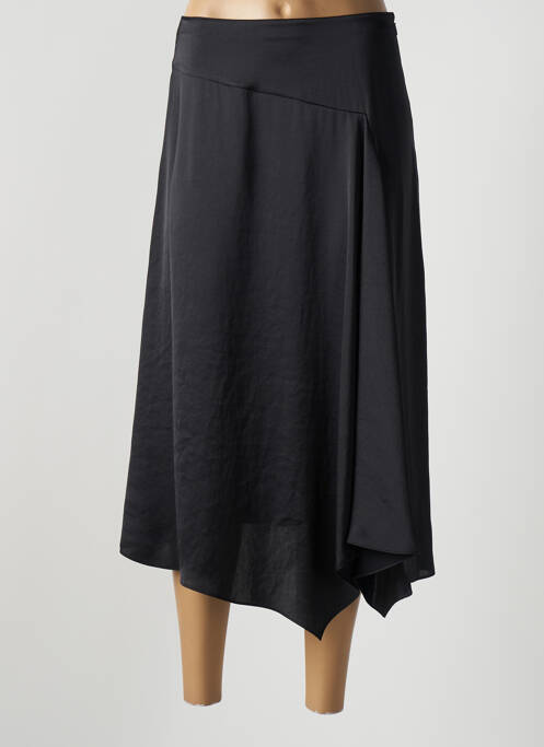 Fustă midi negru THEORY femeie