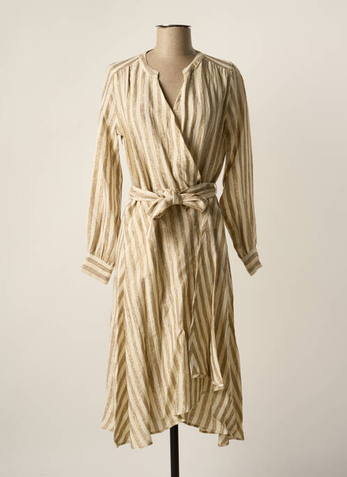 Rochie lungă bej DIEGA femeie