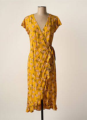 Rochie midi galben VILA femeie