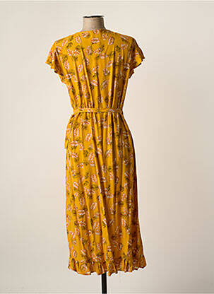 Rochie midi galben VILA femeie