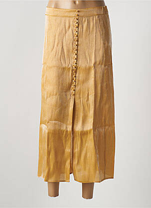 Fustă midi portocaliu VILA femeie