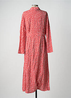 Rochie lungă roșu PIECES femeie