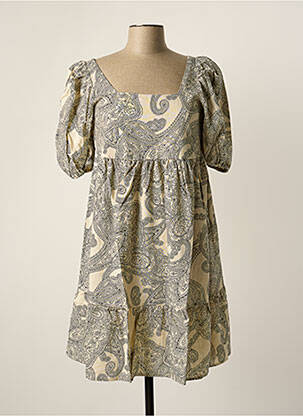 Rochie scurtă bej OBJECT femeie