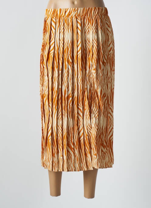 Fustă midi bej OBJECT femeie