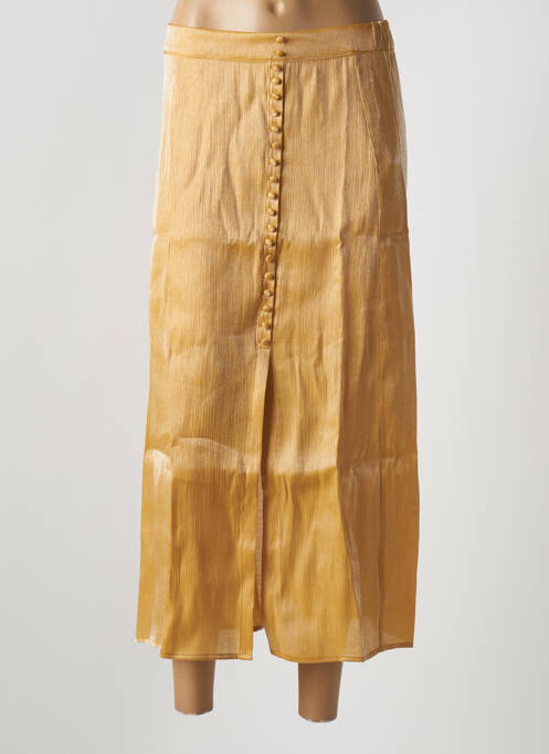 Fustă midi portocaliu VILA femeie