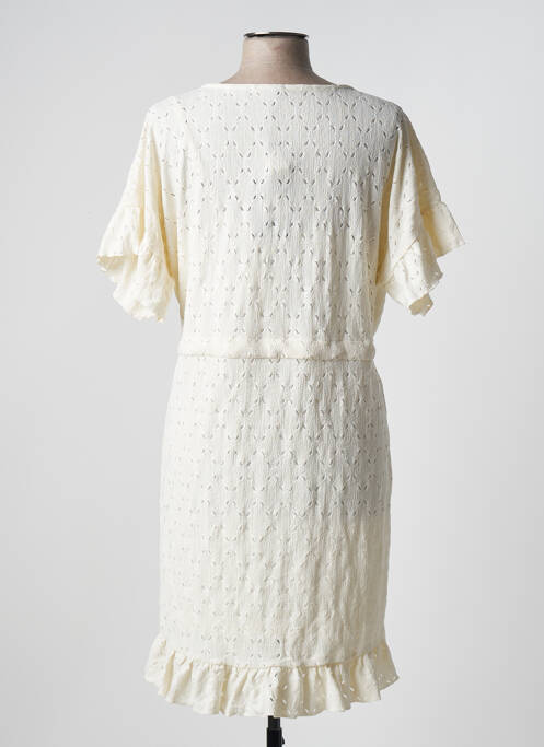 Rochie scurtă alb PIECES femeie