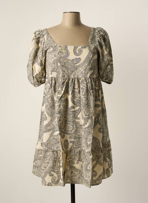 Rochie scurtă bej OBJECT femeie