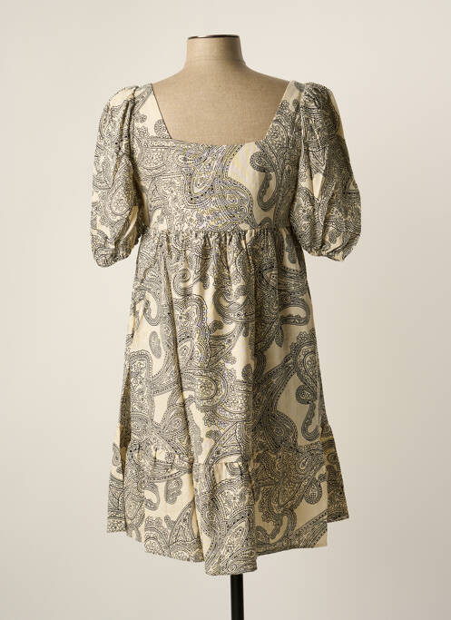 Rochie scurtă bej OBJECT femeie