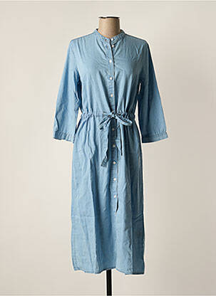 Rochie midi albastru MSCH COPENHAGEN femeie