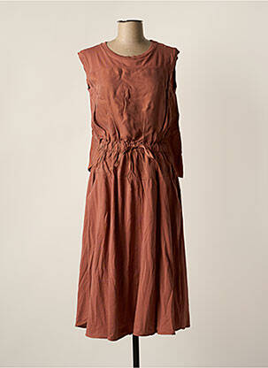 Rochie midi roz MAX&CO. femeie