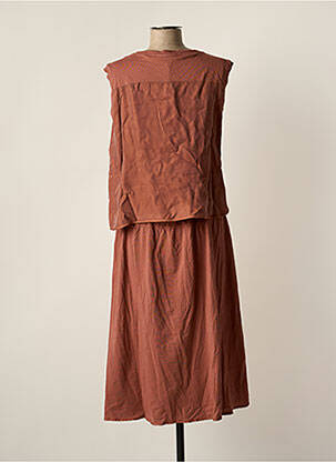 Rochie midi roz MAX&CO. femeie