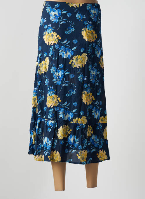 Fustă midi albastru GRACE & MILA femeie