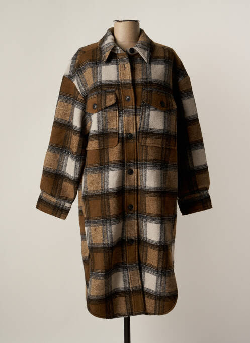 Palton lung maro SECOND FEMALE femeie