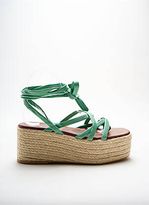 Sandale/pantofi decupați verde ALOHAS femeie
