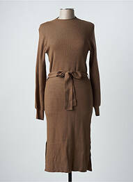Rochie midi maro MSCH COPENHAGEN femeie