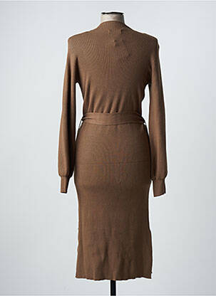 Rochie midi maro MSCH COPENHAGEN femeie