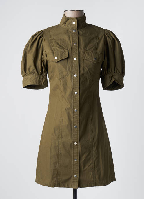 Rochie scurtă kaki THE KOOPLES femeie