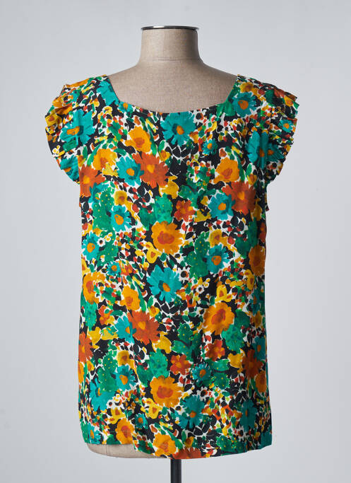 Top verde LA PETITE FRANCAISE femeie