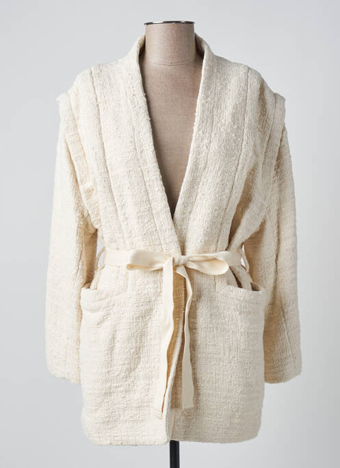 Palton lung alb IRO femme