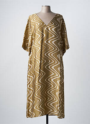 Rochie lungă bej DIEGA femeie