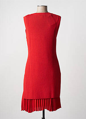 Rochie midi portocalie THEORY femeie