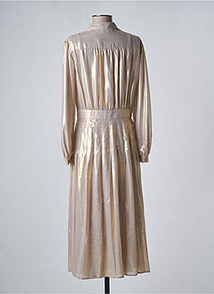 Rochie midi auriu PINKO femeie