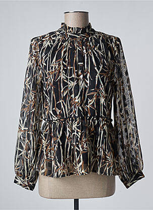 Top negru OBJECT femeie