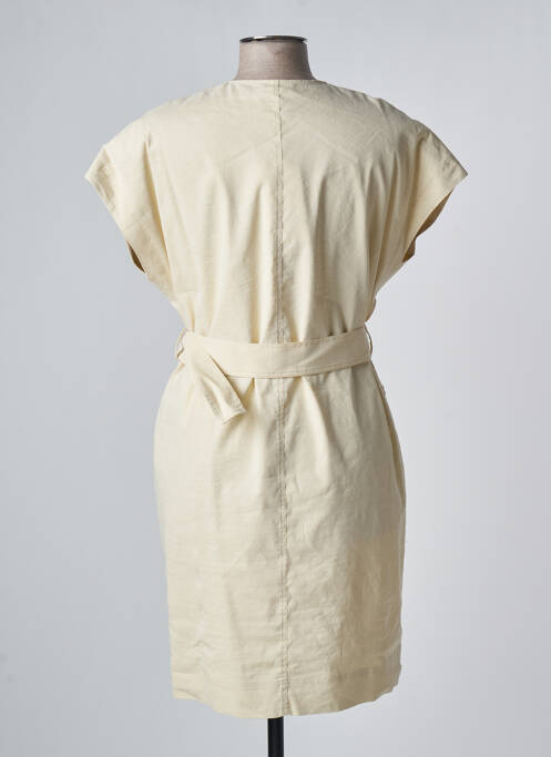 Rochie scurtă bej THEORY femeie