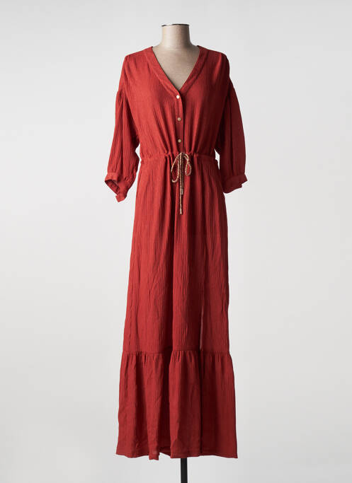 Rochie lungă portocaliu LA PETITE FRANCAISE femeie