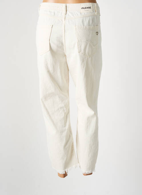 Blugi boyfriend alb PLEASE femeie