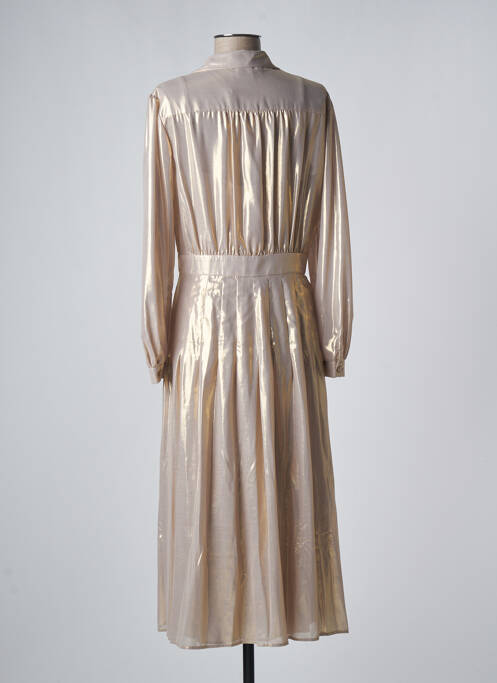 Rochie midi auriu PINKO femeie