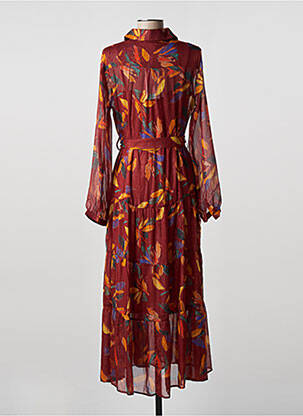 Rochie midi maro GRACE & MILA femeie