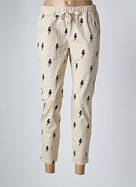 Pantalon drept bej SACK'S femeie