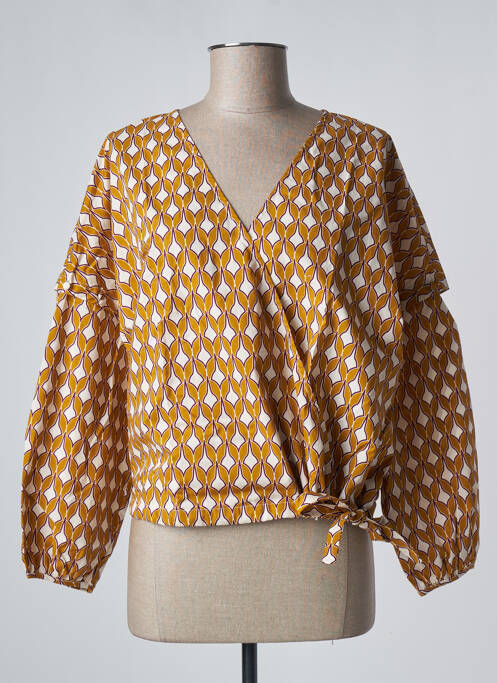 Top galben DAY OFF femeie