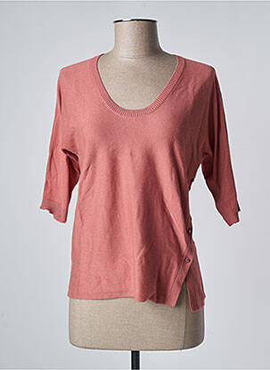 Pulover roz MAX&CO. femeie